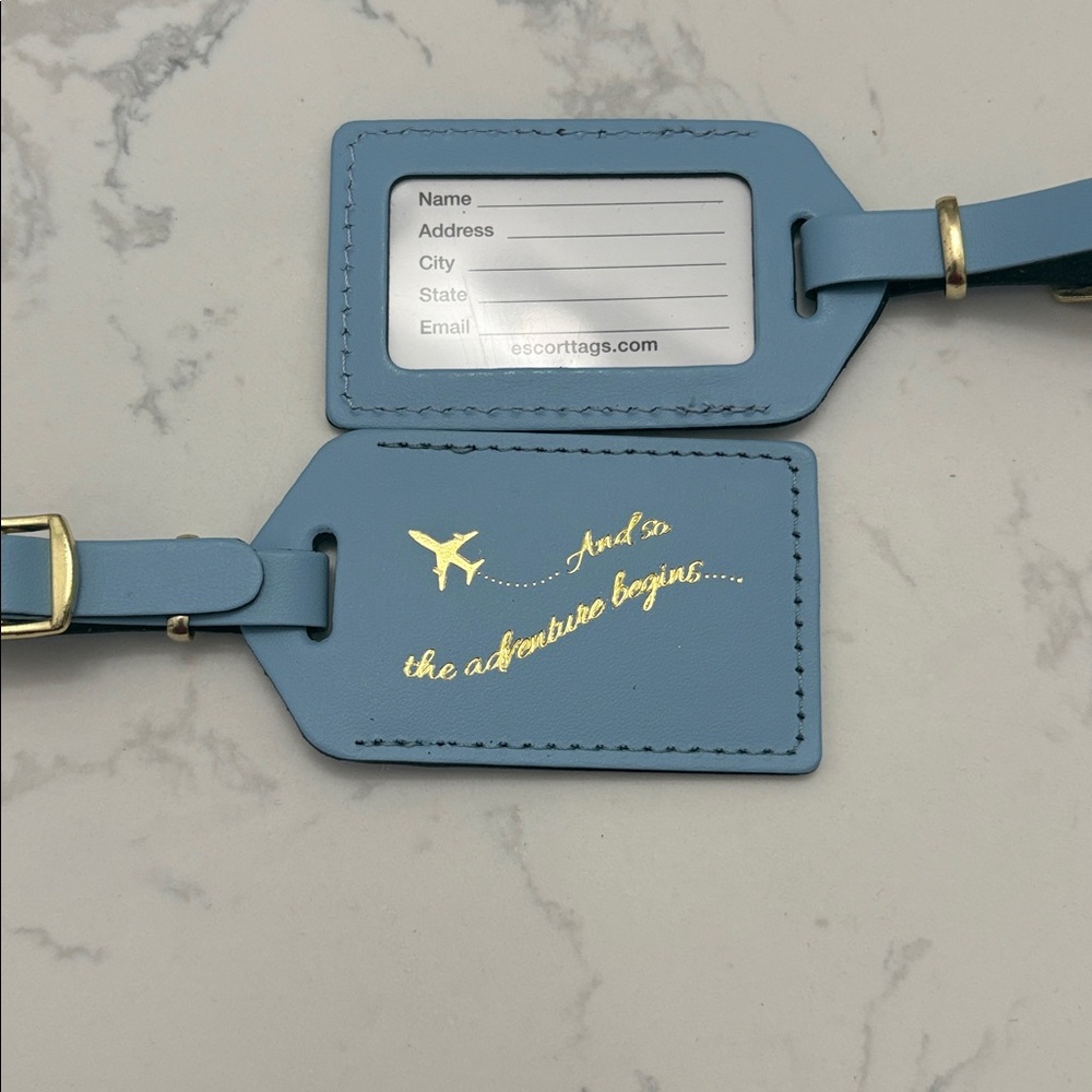 Blue Luggage Tag